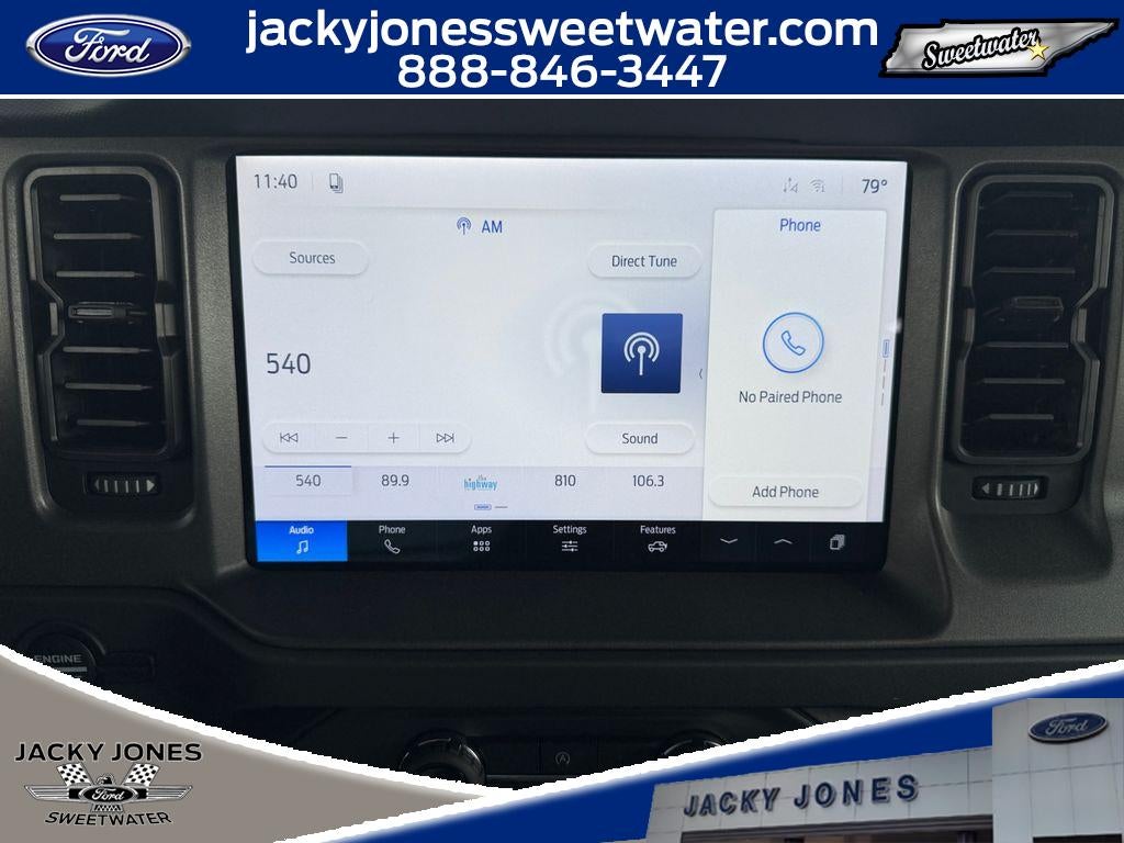 2026 Ford Bronco Big Bend Custom Matte Black Pkg