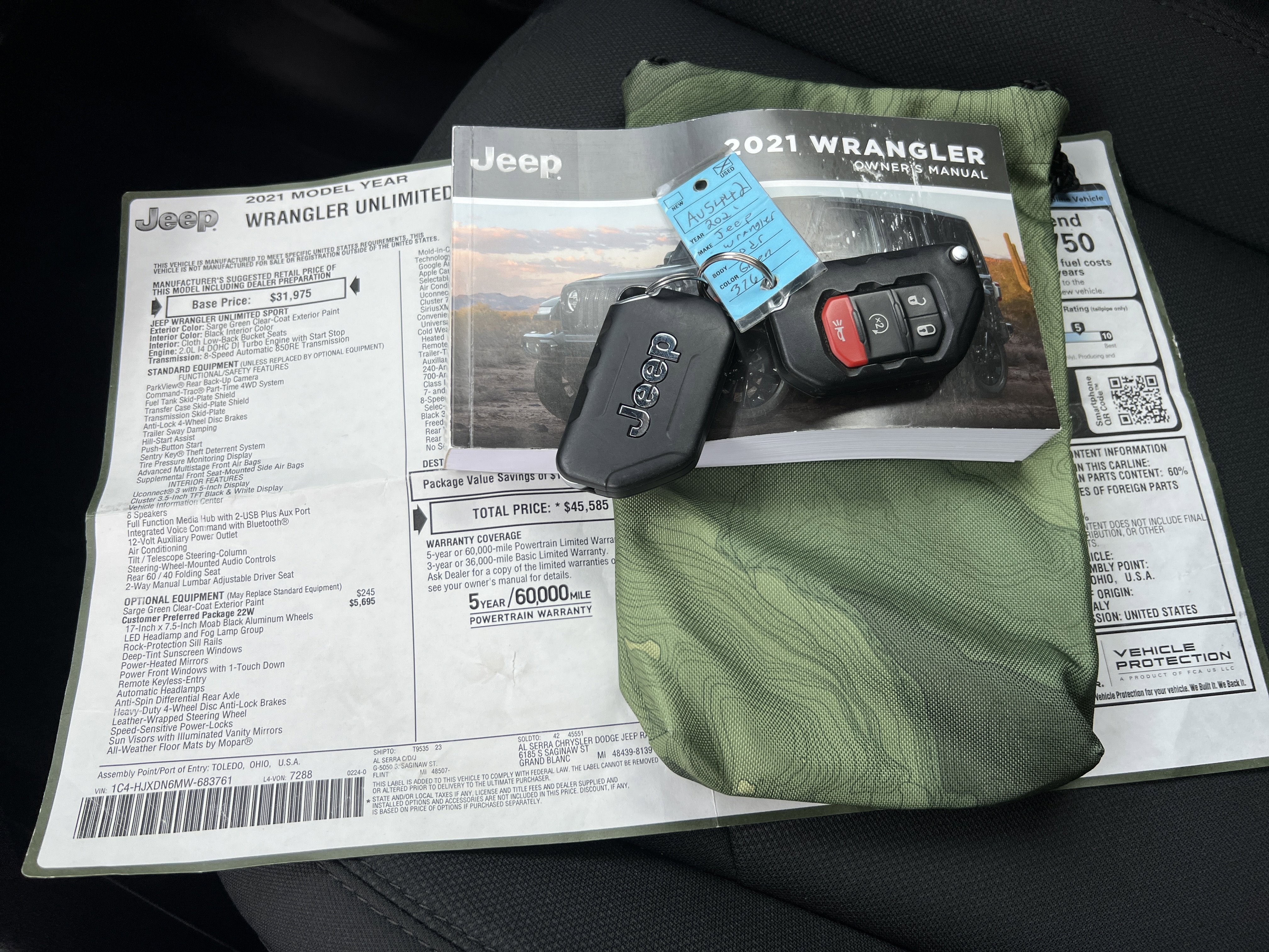 2021 Jeep Wrangler Unlimited Willys