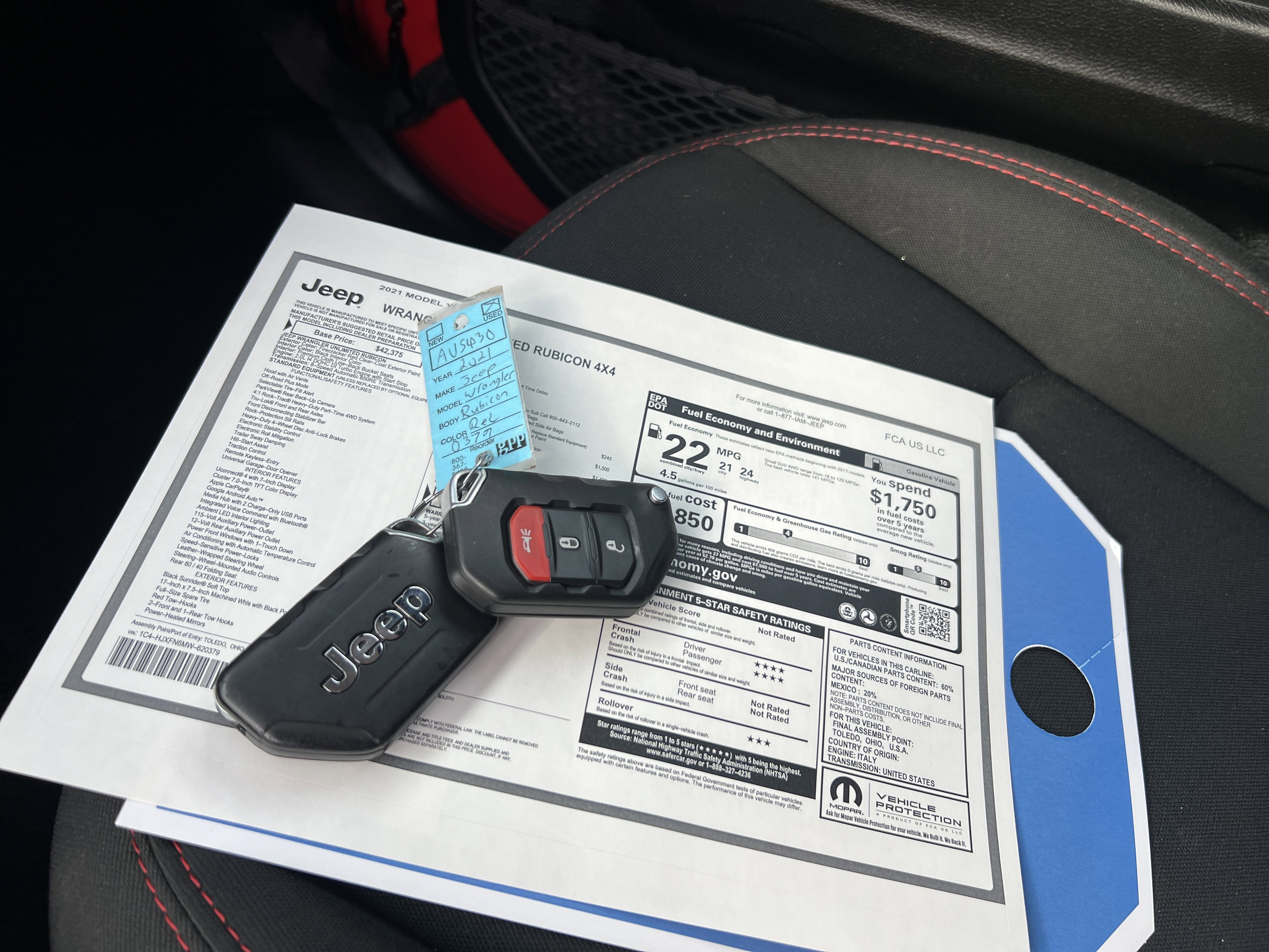 2021 Jeep Wrangler Unlimited Rubicon