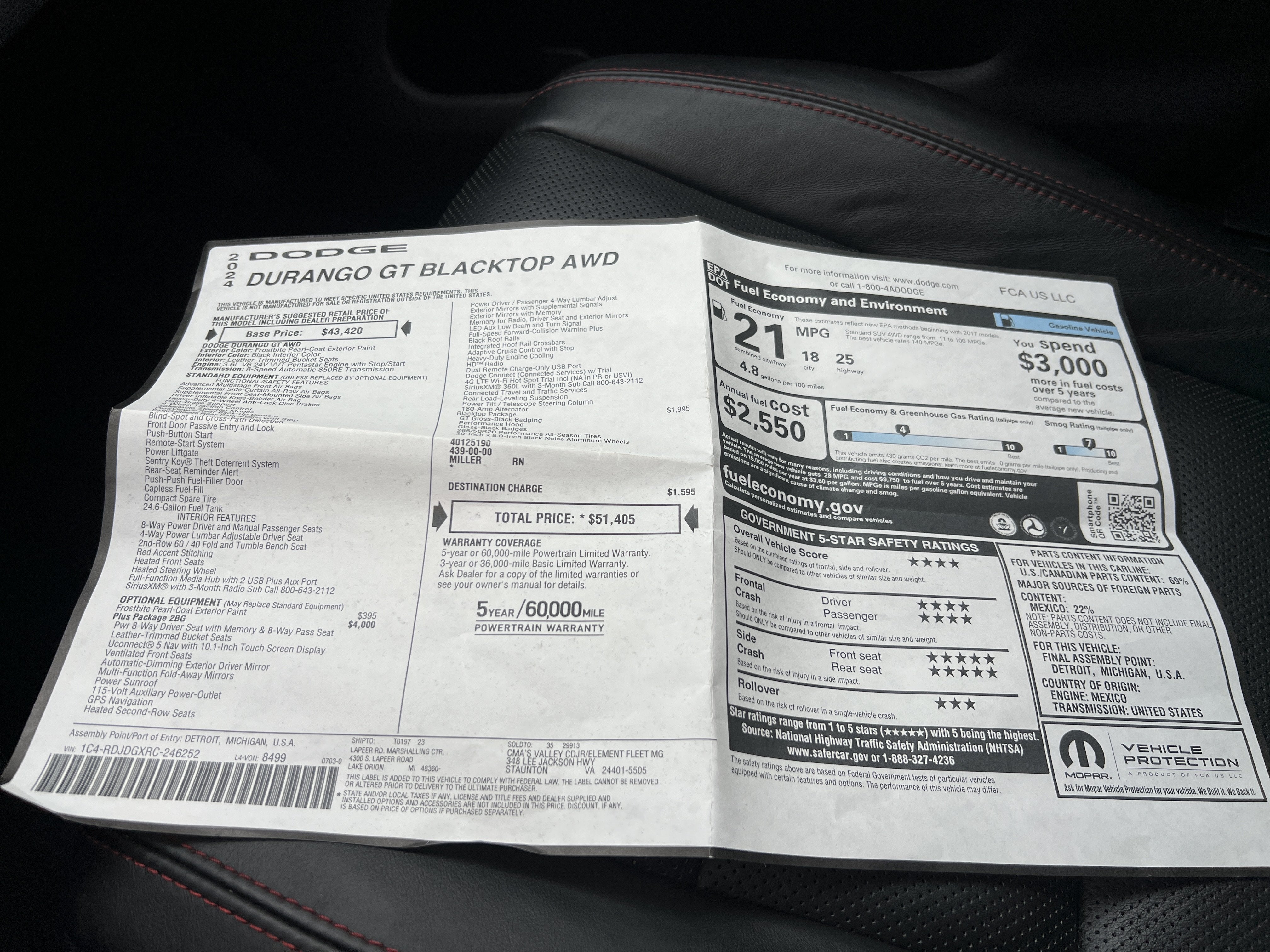 2024 Dodge Durango GT Plus