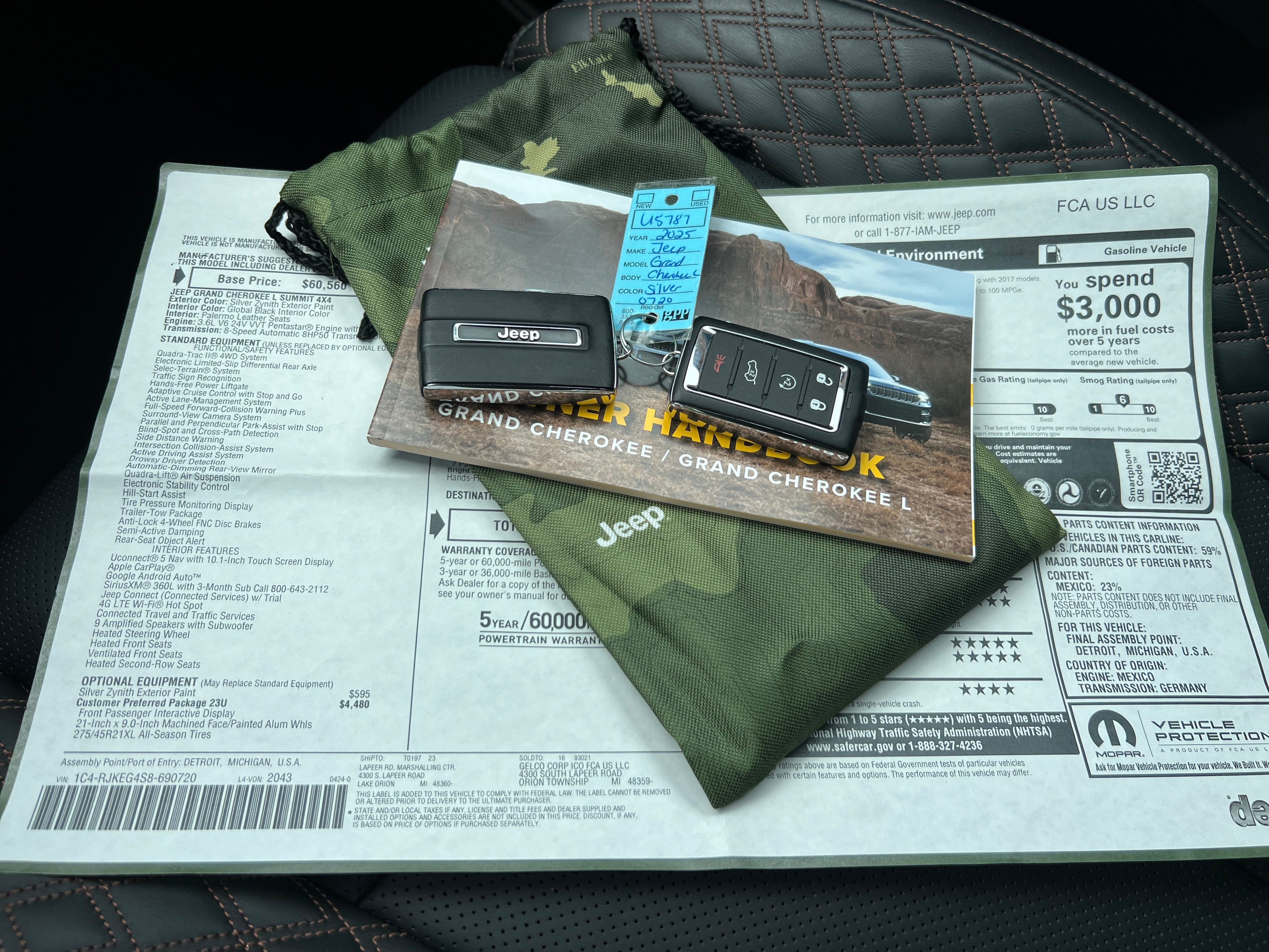 2025 Jeep Grand Cherokee L Summit Reserve