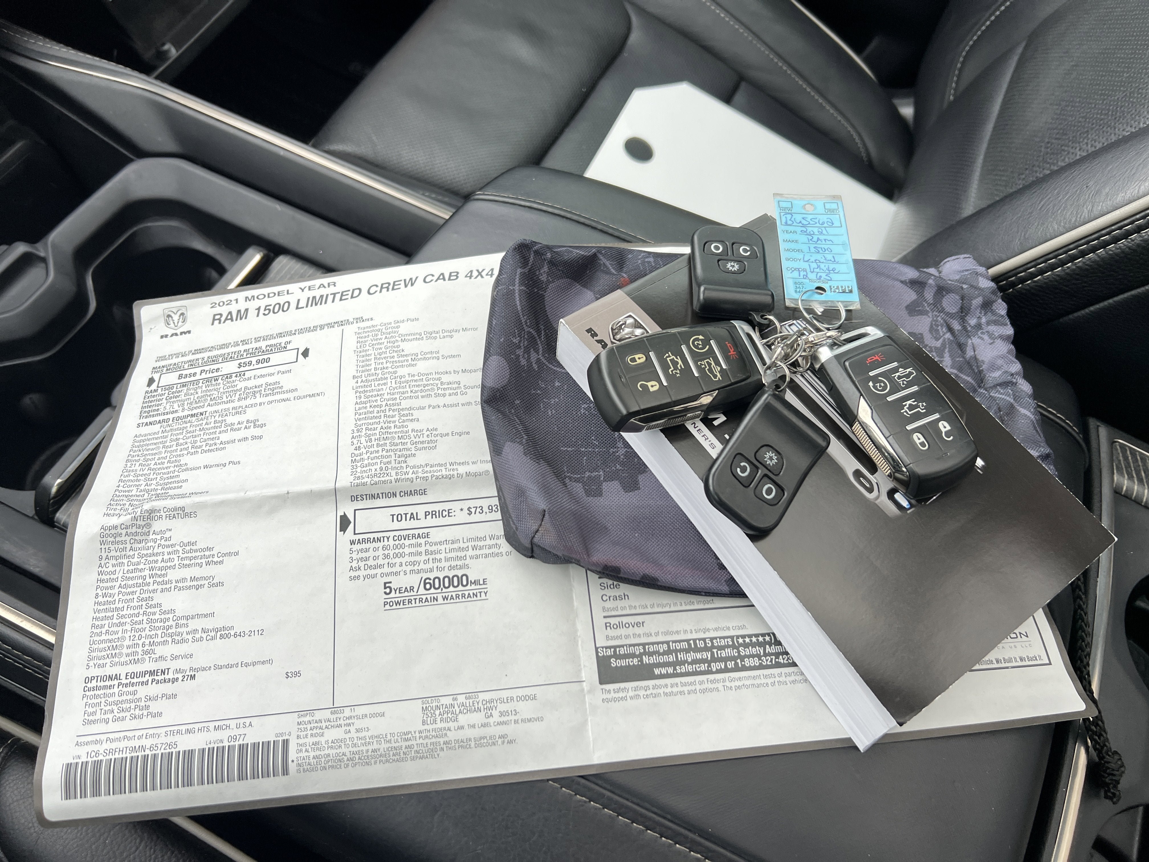 2021 RAM 1500 Limited