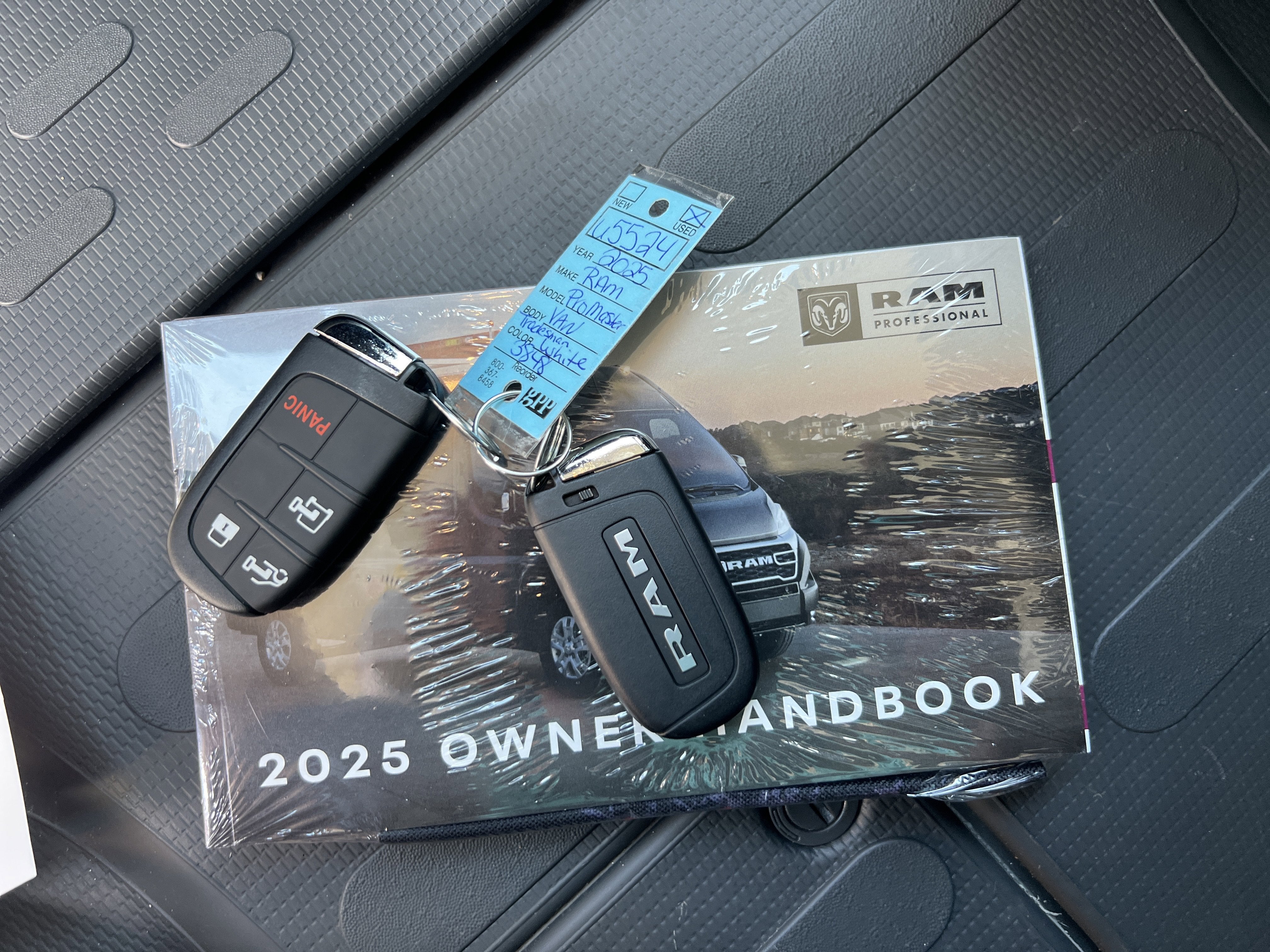 2025 RAM ProMaster Cargo Van Tradesman