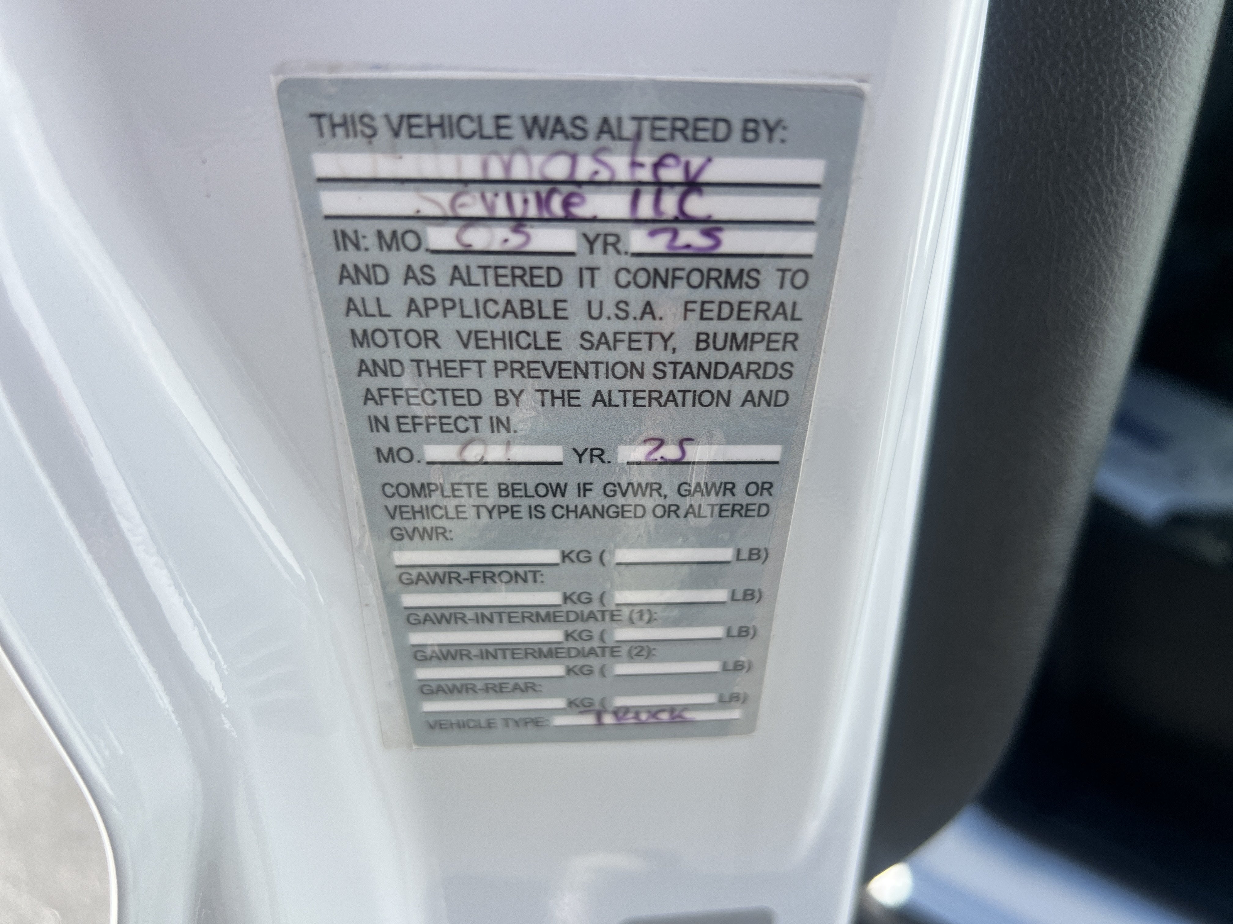 2025 RAM ProMaster Cargo Van Tradesman