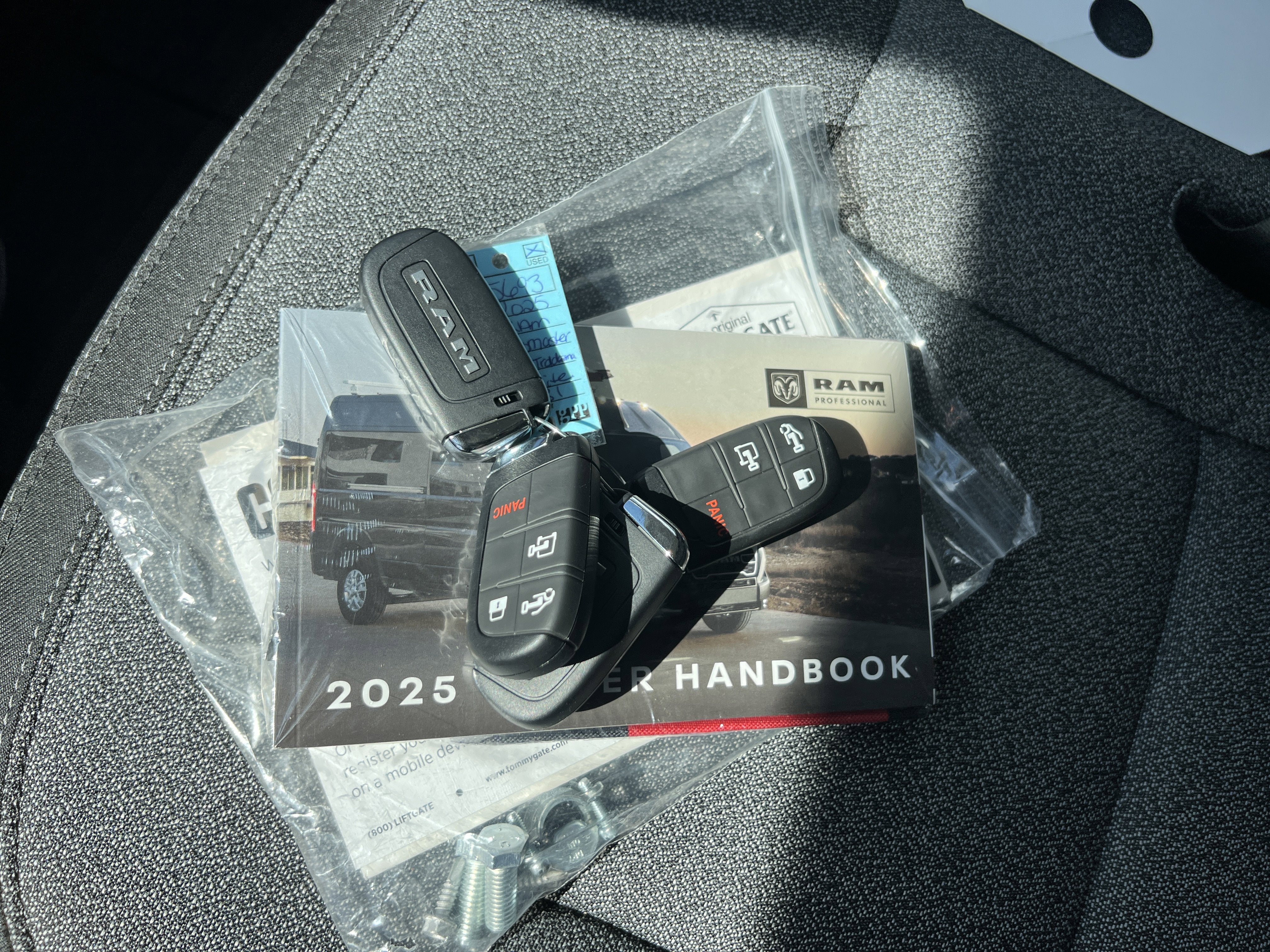 2025 RAM ProMaster Cargo Van Tradesman