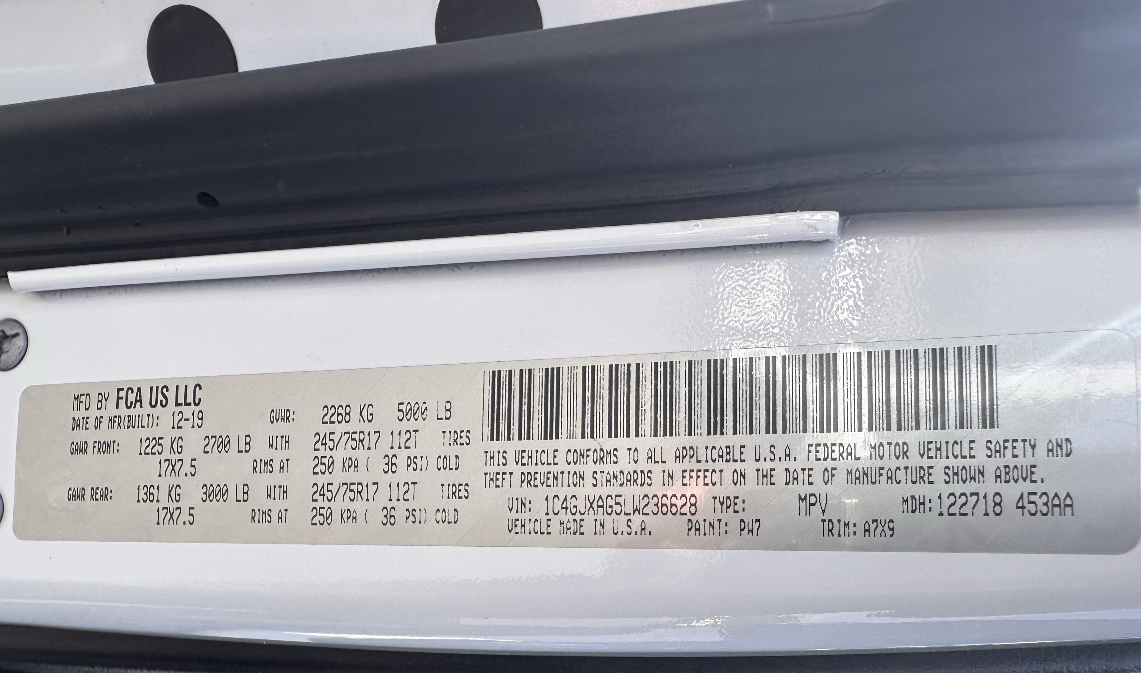 2020 Jeep Wrangler Sport S