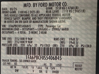 2025 Ford Mustang GT Supercharged