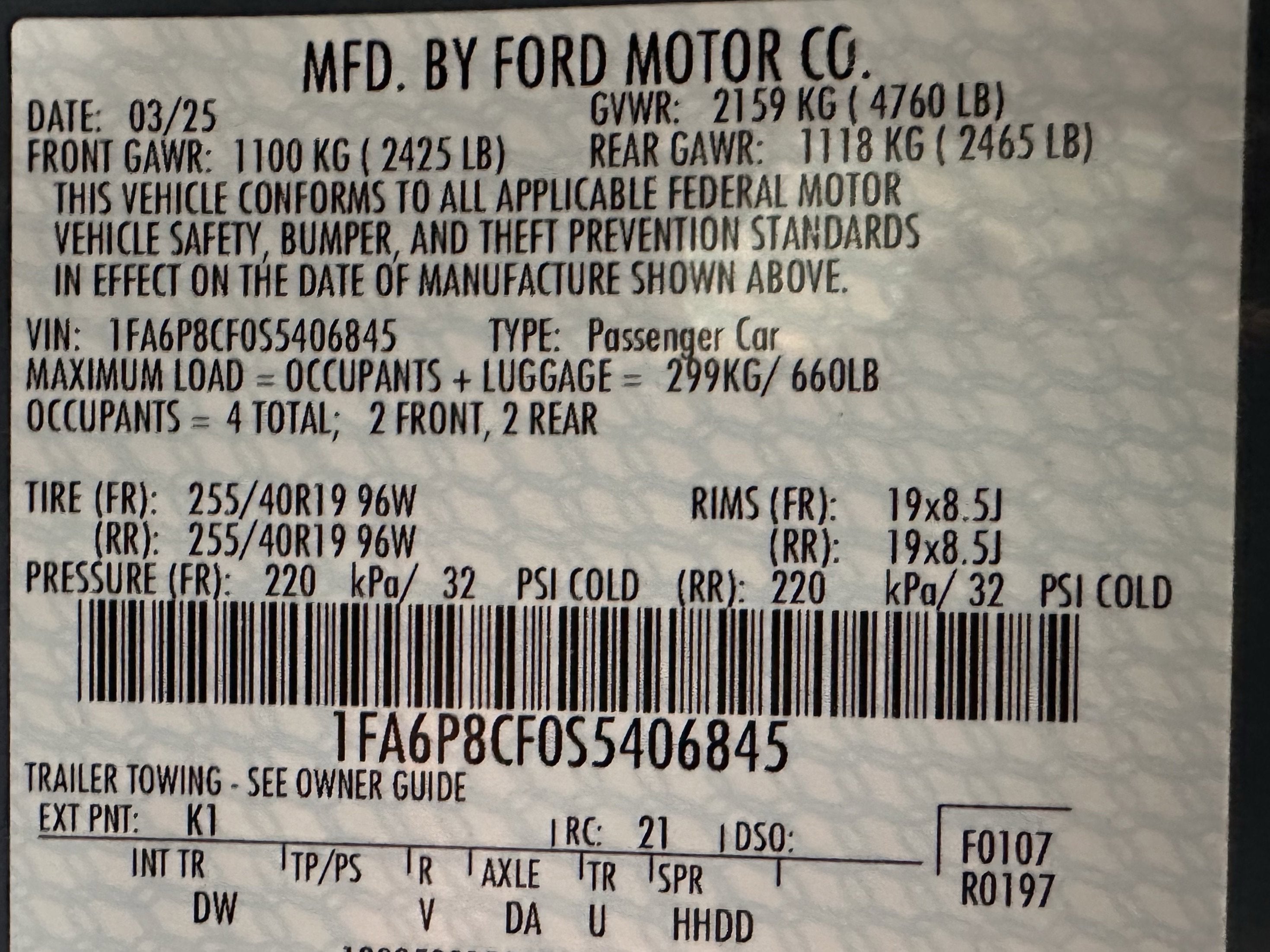 2025 Ford Mustang GT Supercharged