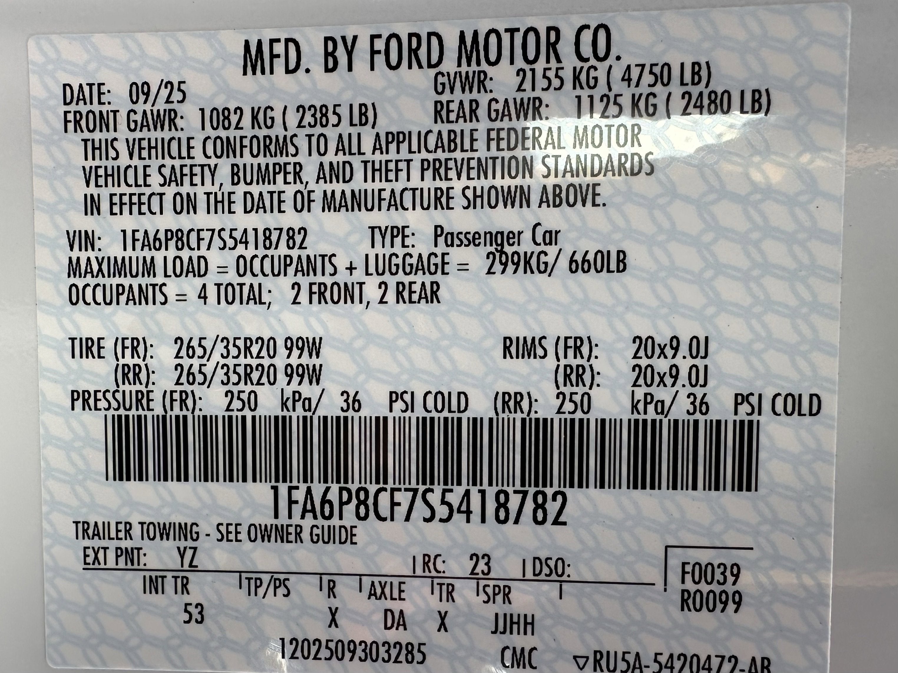 2025 Ford Mustang GT Premium