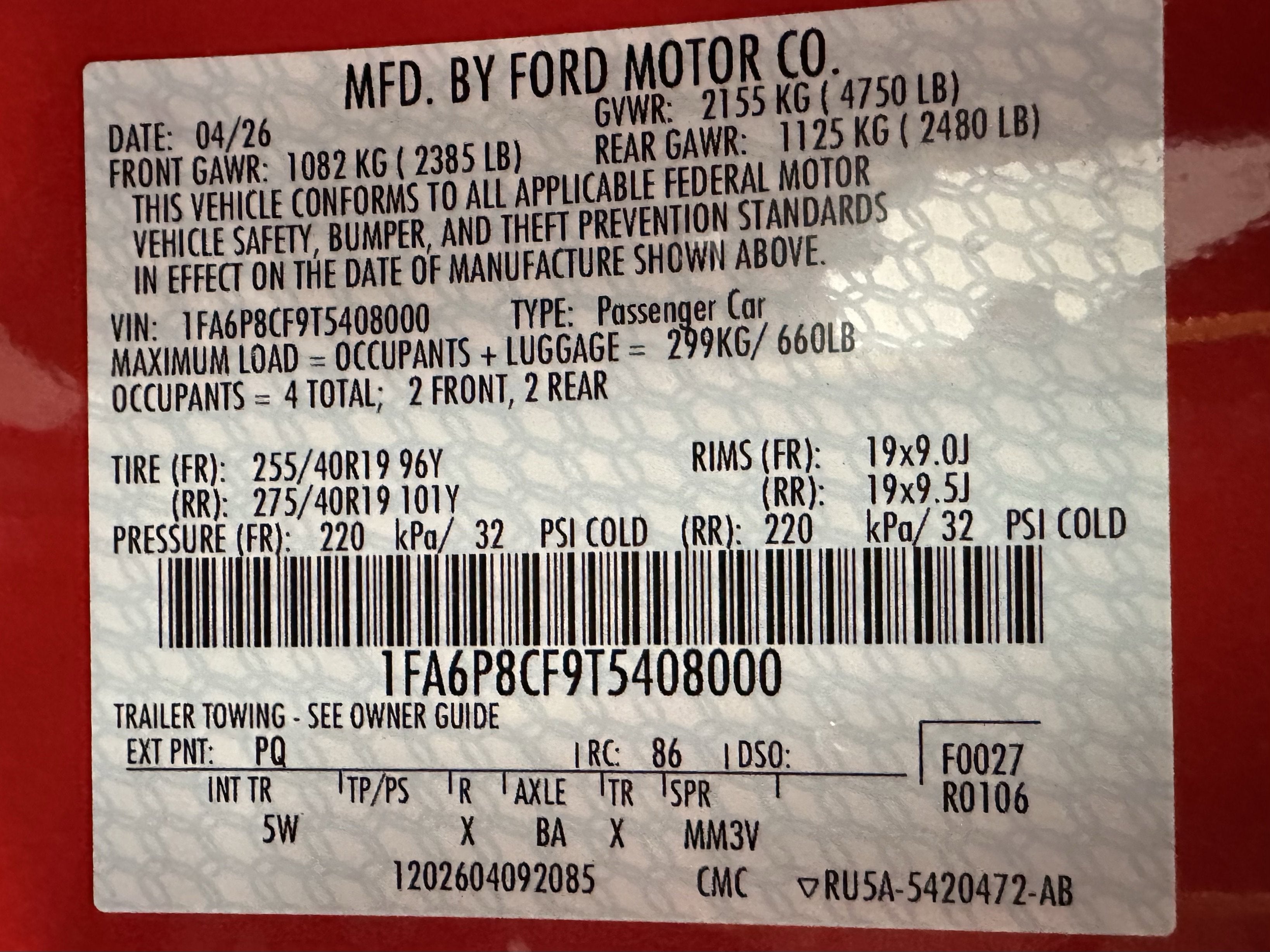 2026 Ford Mustang Shelby GT-350