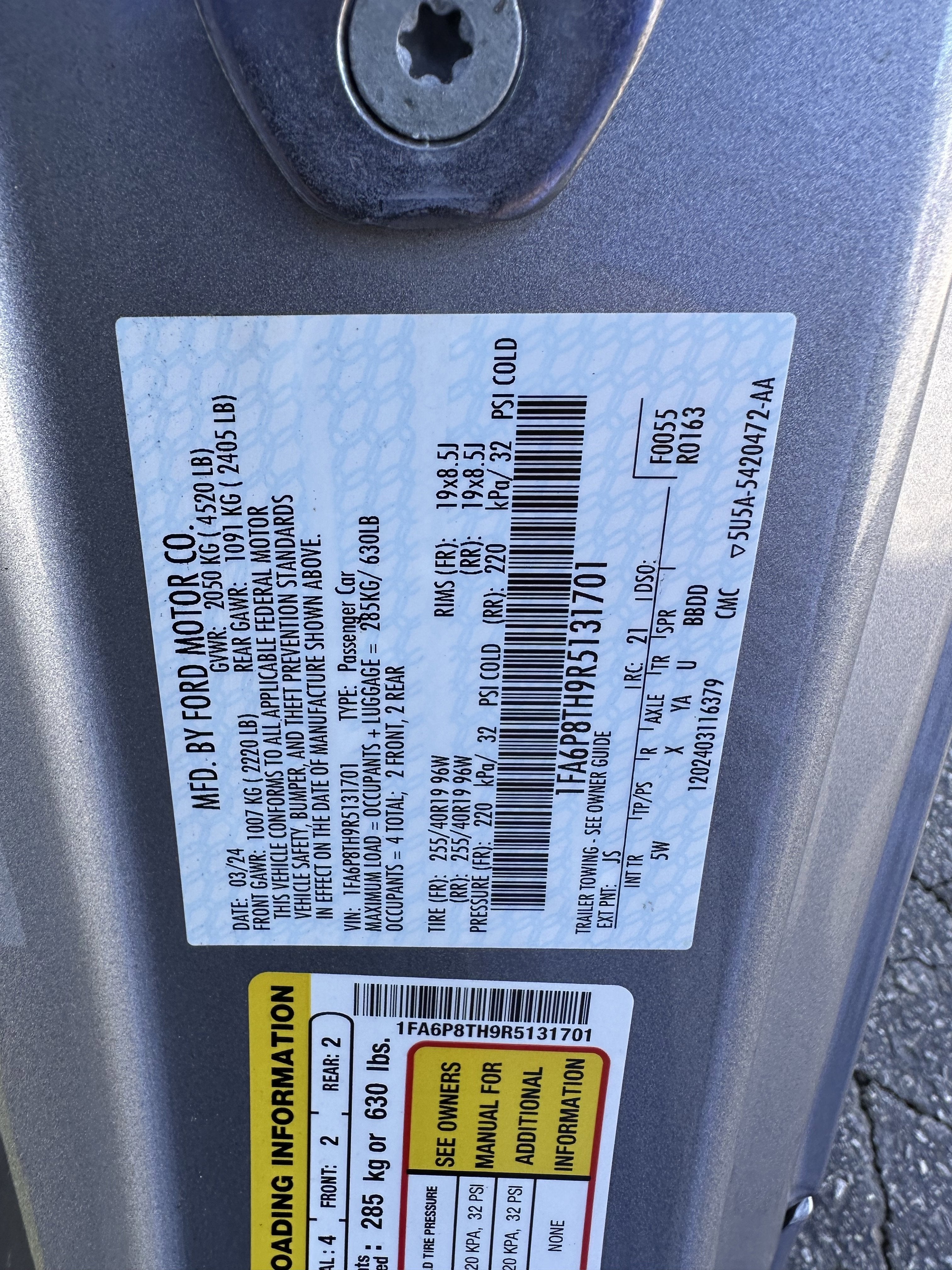 2024 Ford Mustang EcoBoost Premium