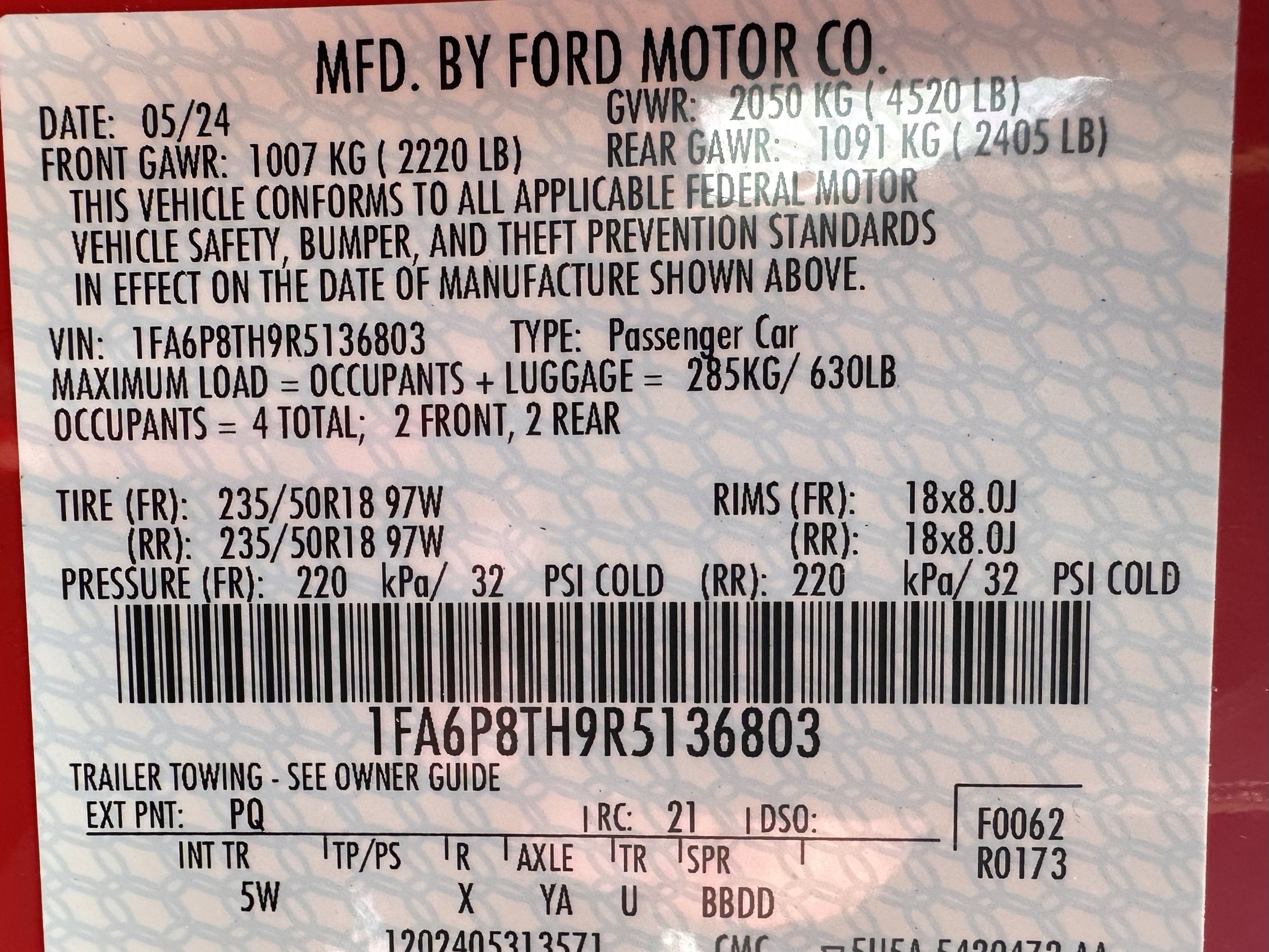 2024 Ford Mustang EcoBoost Premium