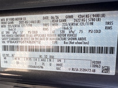 2026 Ford Transit Passenger Wagon XLT