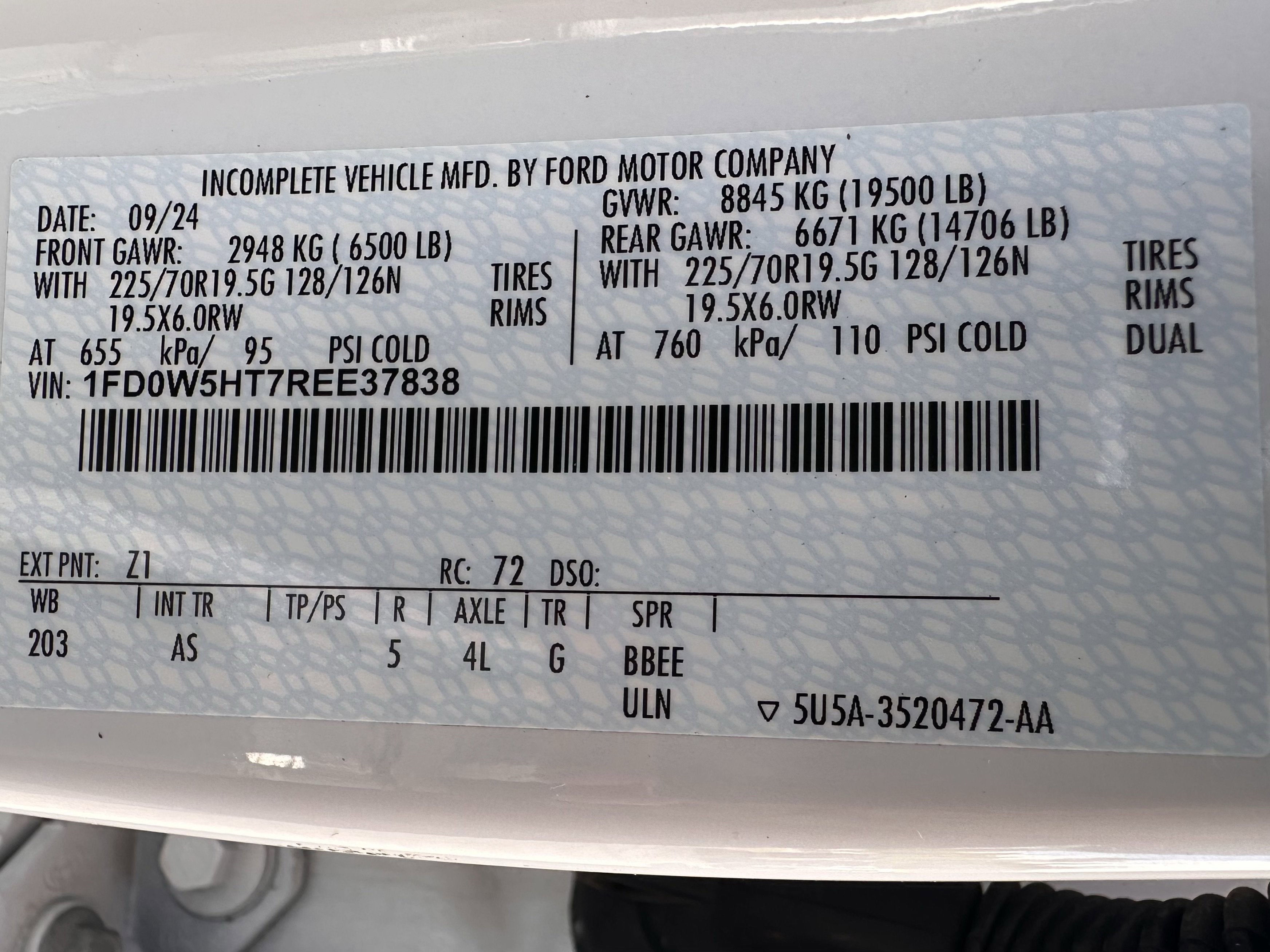 2024 Ford Super Duty F-550 XL