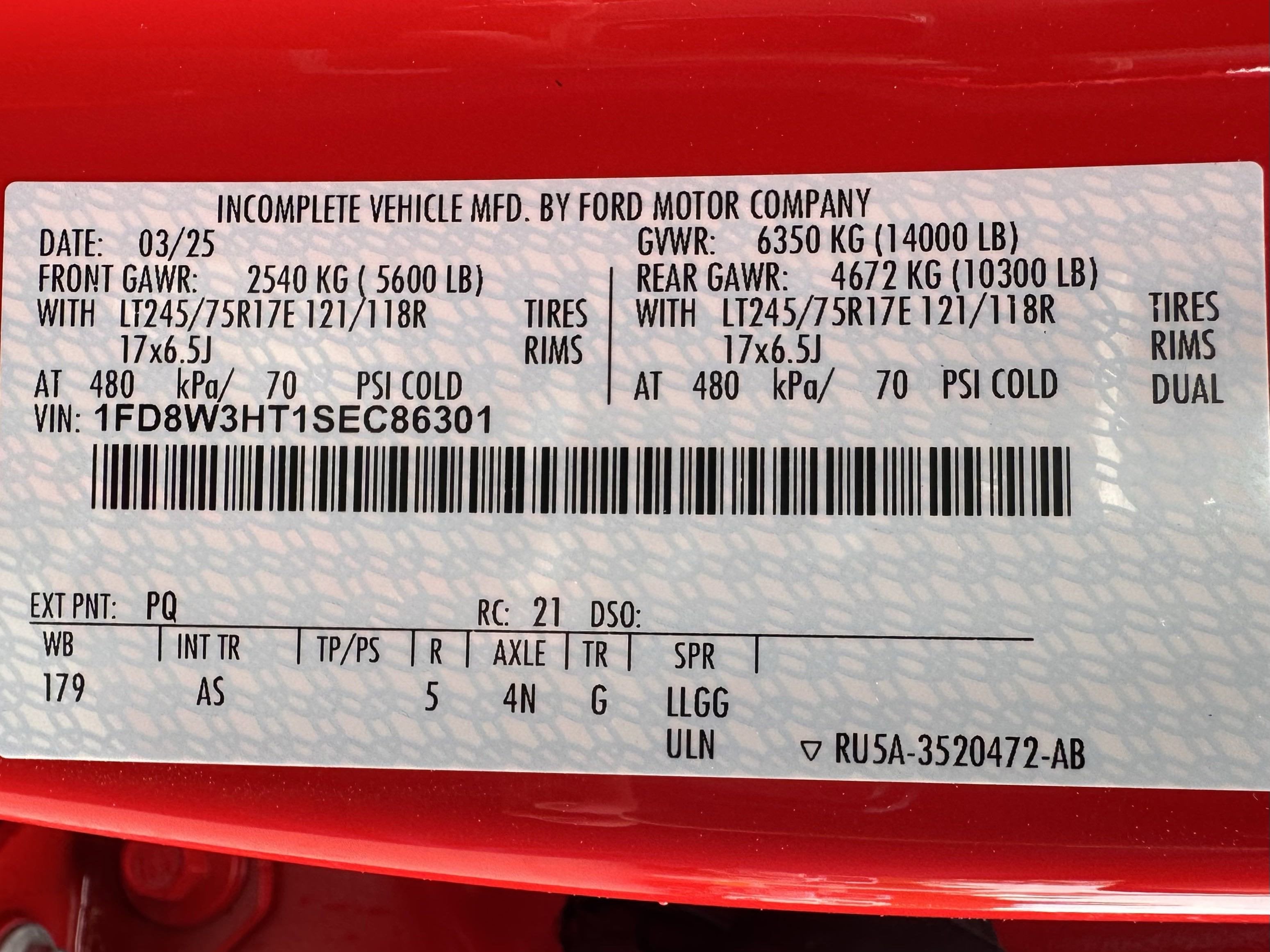 2025 Ford Super Duty F-350 DRW XL