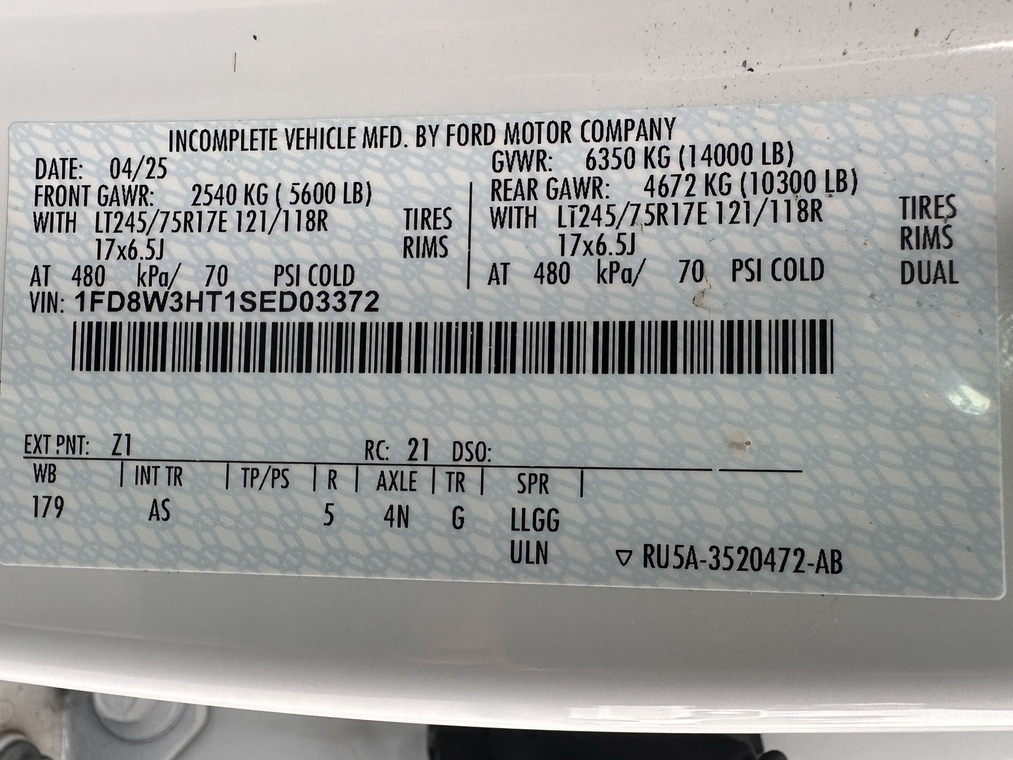 2025 Ford Super Duty F-350 DRW XL