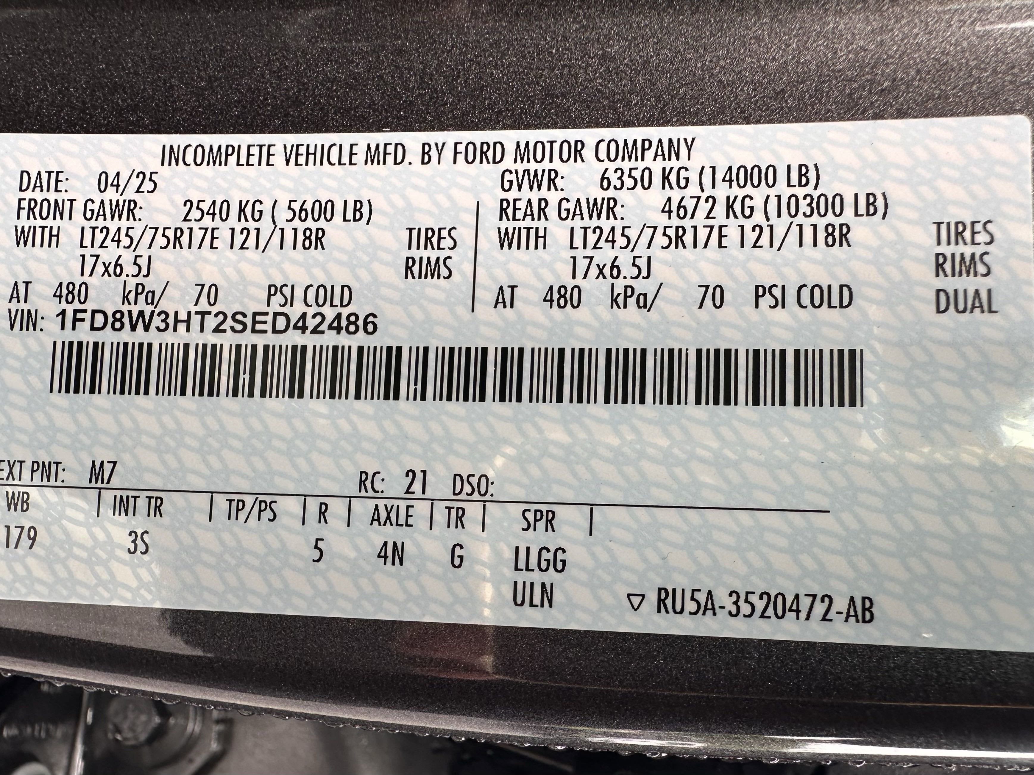 2025 Ford Super Duty F-350 DRW XLT