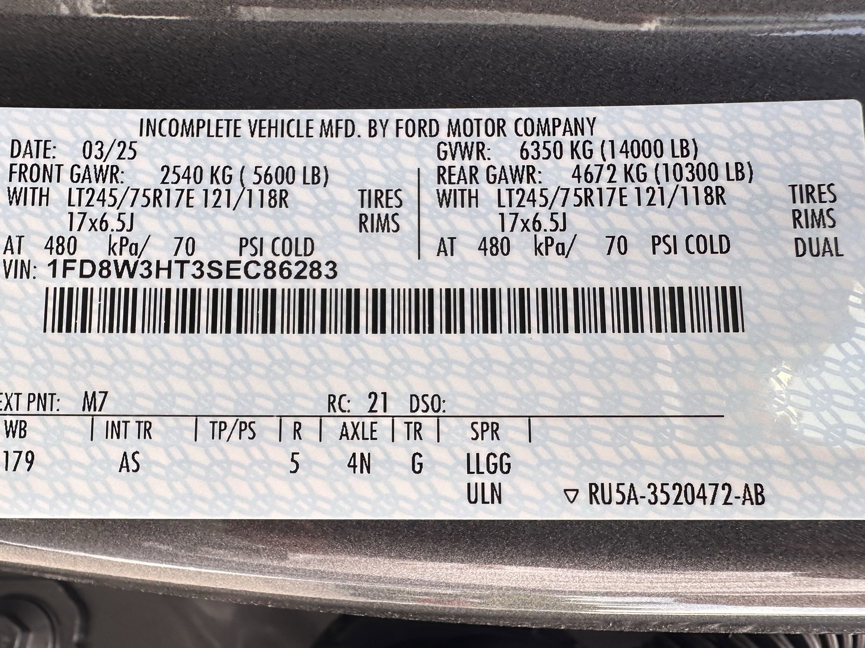 2025 Ford Super Duty F-350 DRW XL