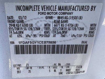 2012 Ford Super Duty F-550 34 Passenger Bus XL