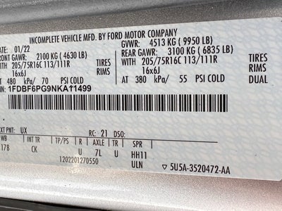 2022 Ford Transit LR Cutaway Base