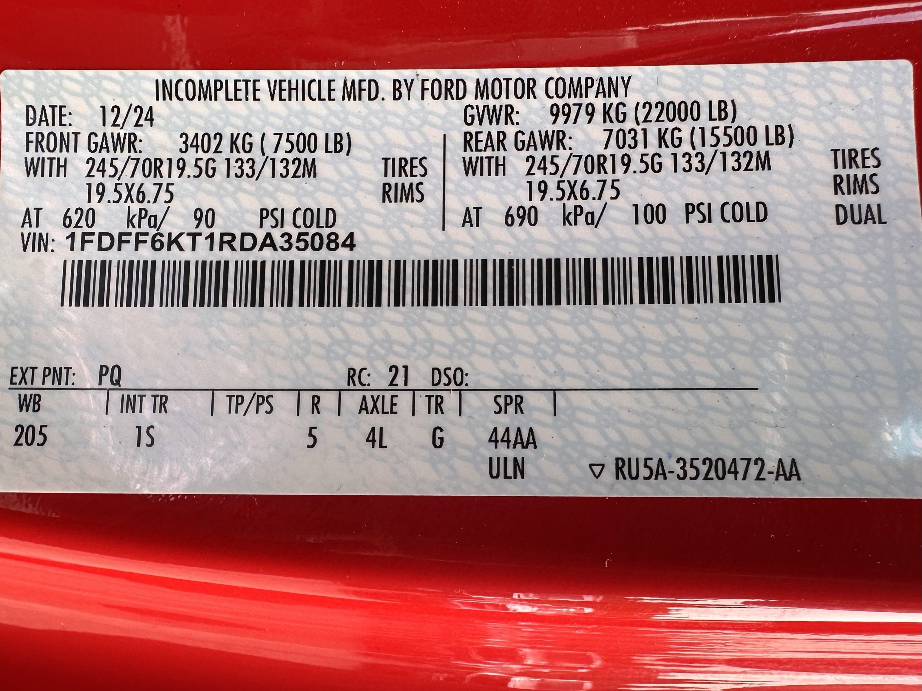 2024 Ford Super Duty F-600 XL Rollback