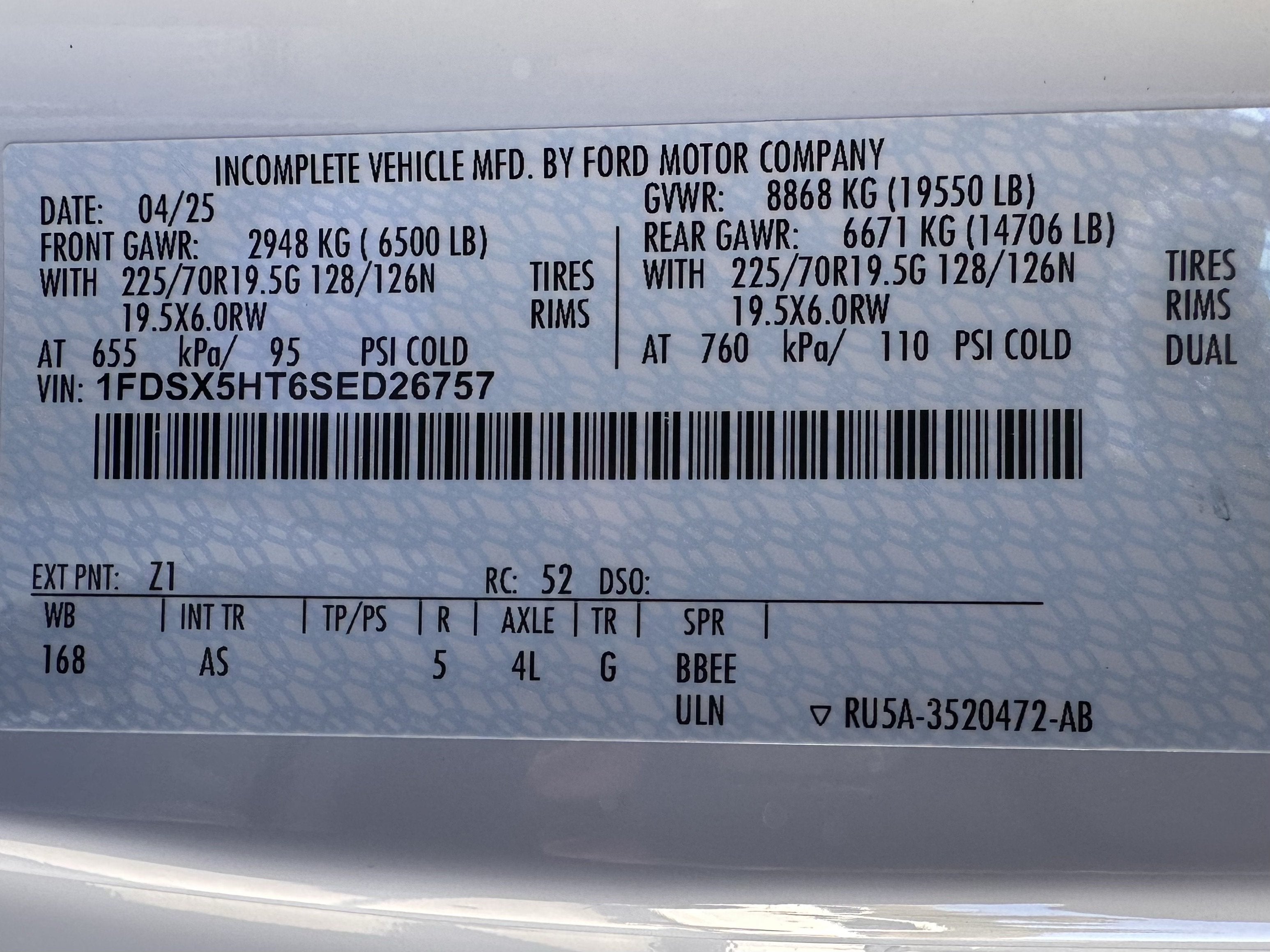 2025 Ford Super Duty F-550 XL
