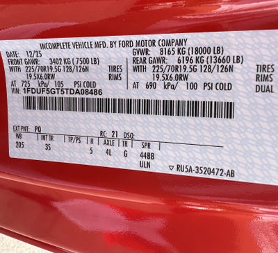 2026 Ford Super Duty F-550 DRW XLT