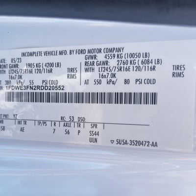 2024 Ford E-Series XL Reefer Box Van