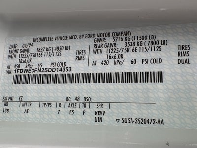 2025 Ford E-Series 10ft Box Van Base