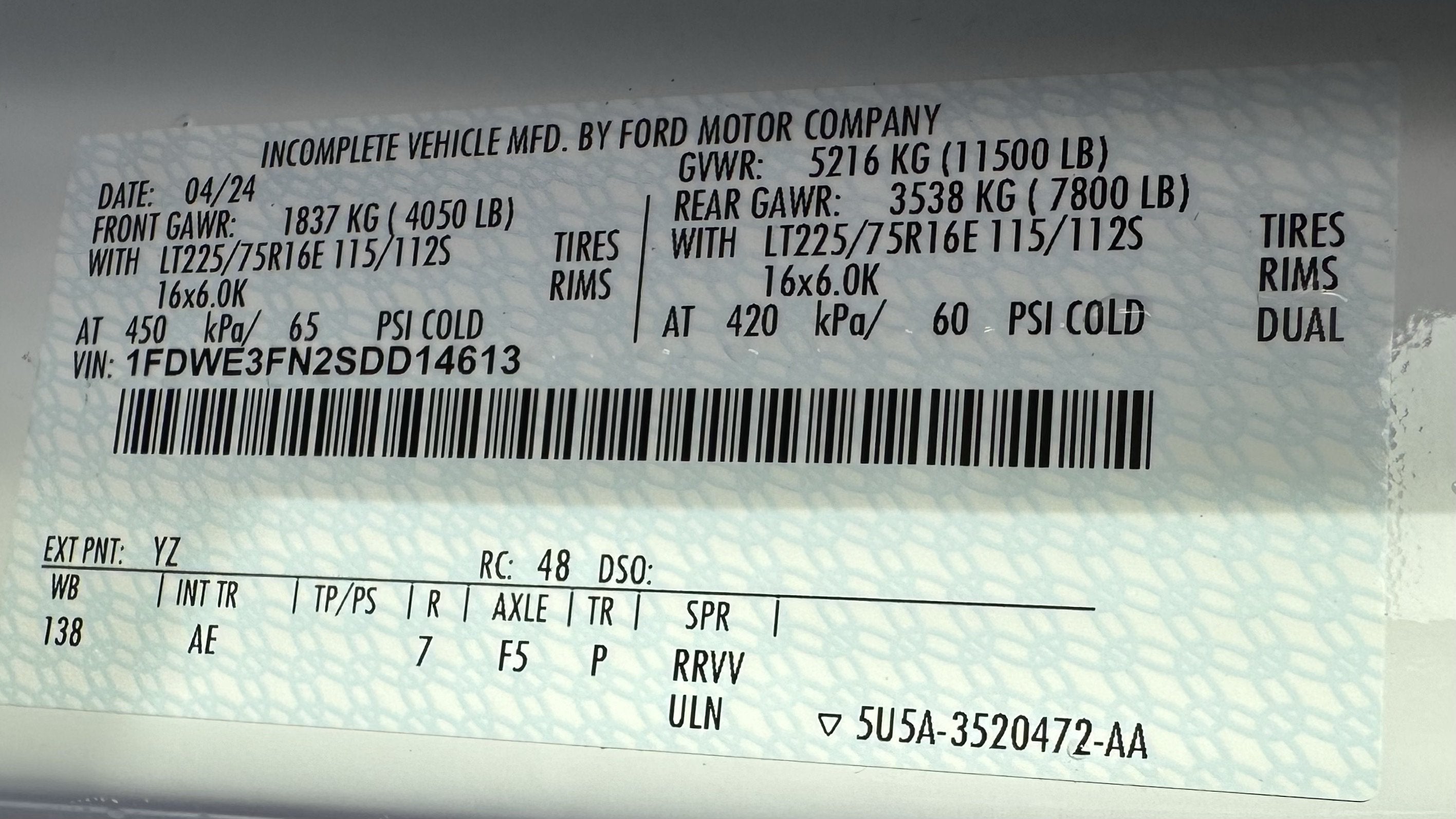 2025 Ford E-Series 10ft Box Van Base