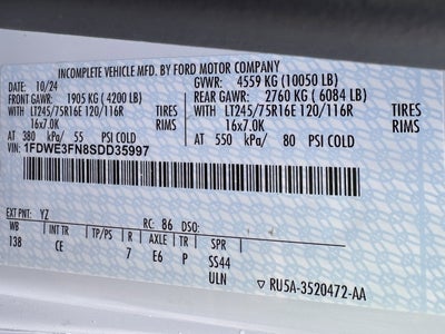 2025 Ford E-350 Box Van XL