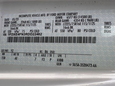 2024 Ford E-450 14FT Hi-Roof KUV Body Base