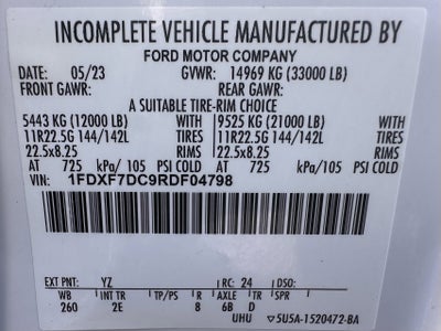 2024 Ford Super Duty F-750 XL 26ft Side-Load Box Truck