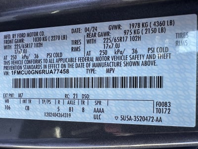 2024 Ford Escape Active