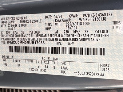 2024 Ford Escape ST-Line