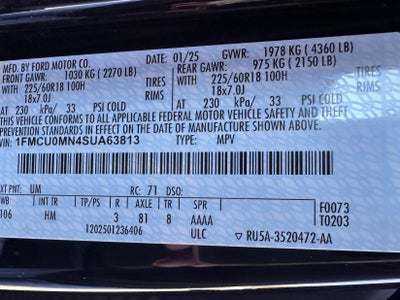 2025 Ford Escape ST-Line