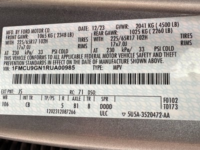 2024 Ford Escape Active