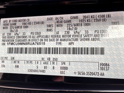 2024 Ford Escape ST-Line