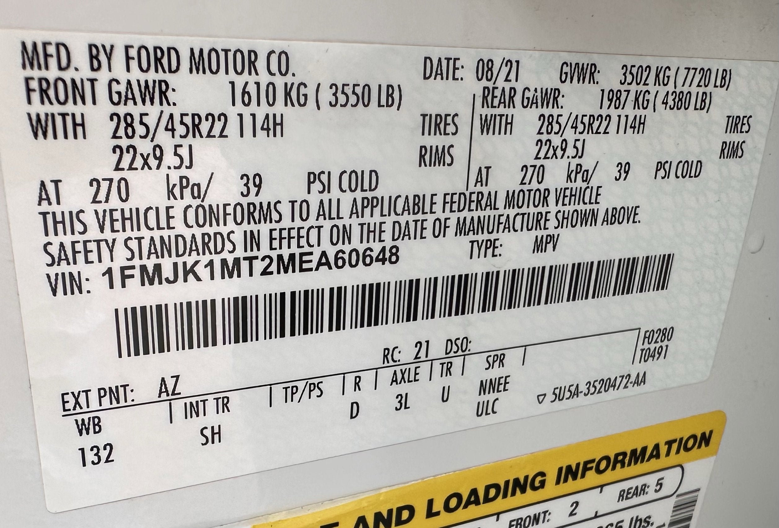 2021 Ford Expedition Max Platinum