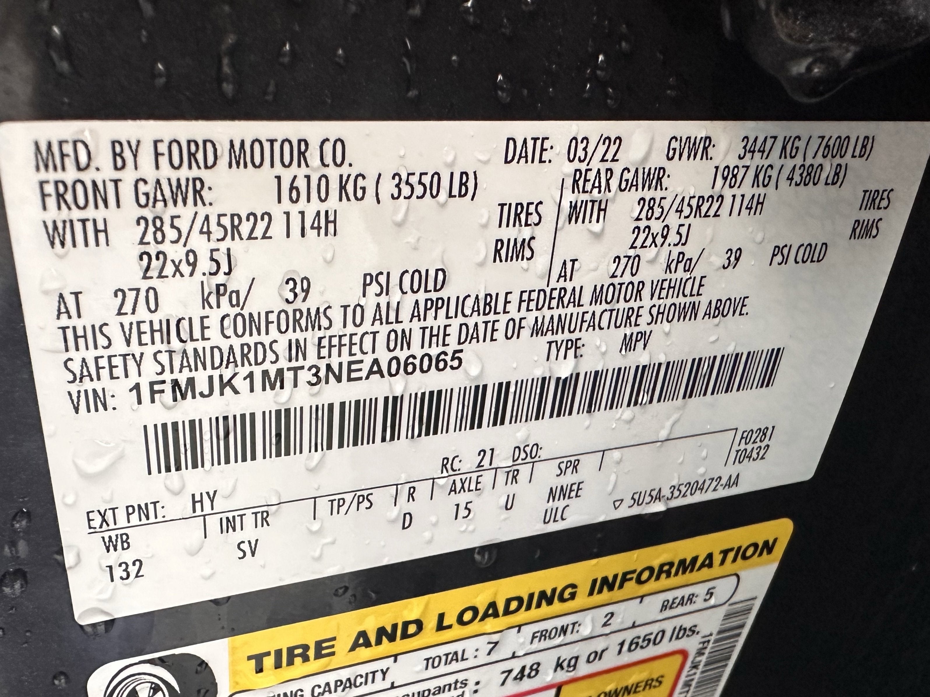 2022 Ford Expedition Max Platinum