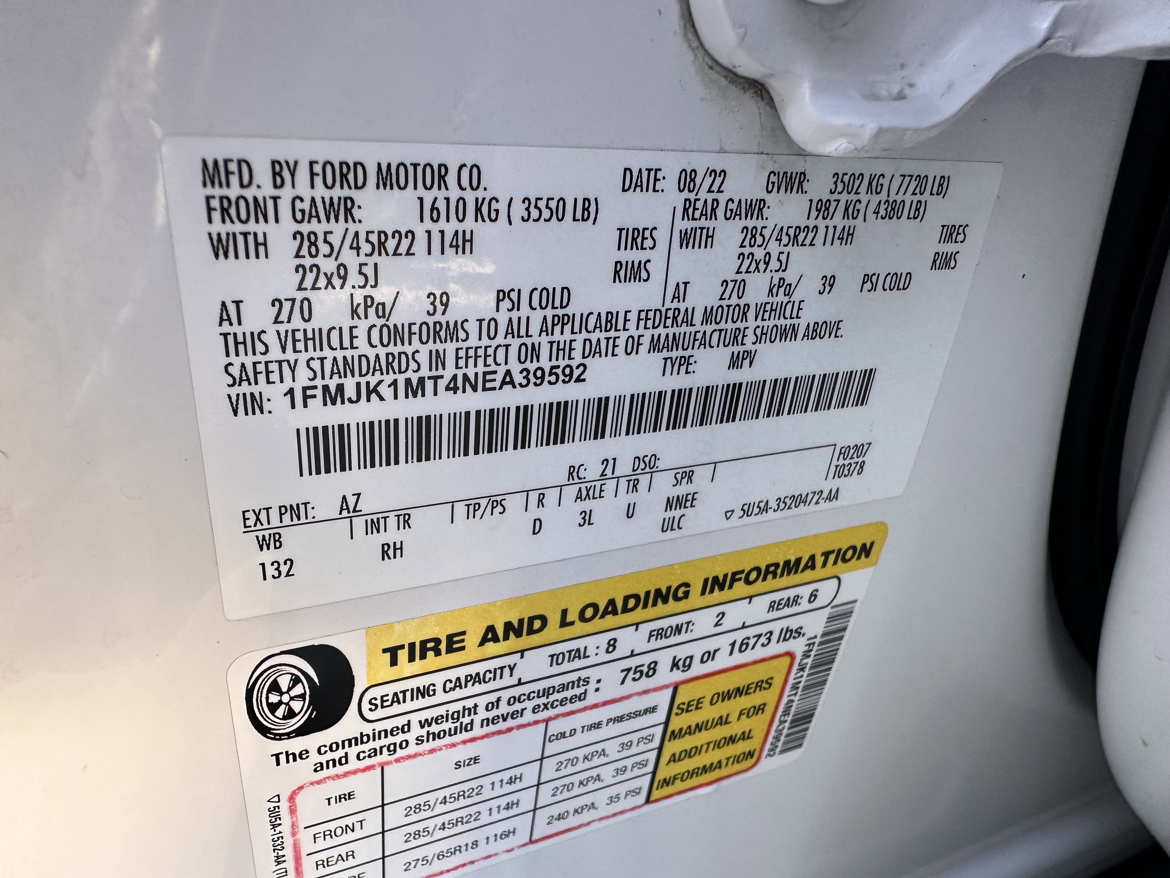 2022 Ford Expedition Max Platinum