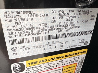 2027 Ford Expedition Tremor