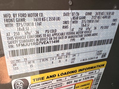 2027 Ford Expedition Tremor