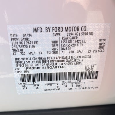 2024 Ford Explorer Limited