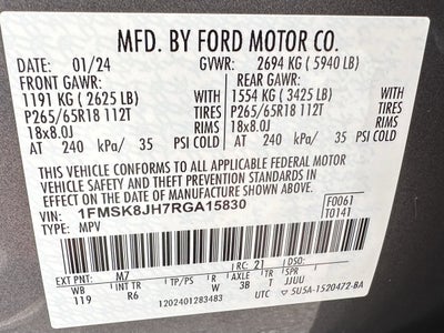 2024 Ford Explorer Timberline