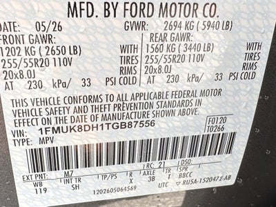2026 Ford Explorer Active w/200A Pkg