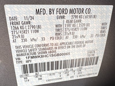 2025 Ford Explorer Platinum