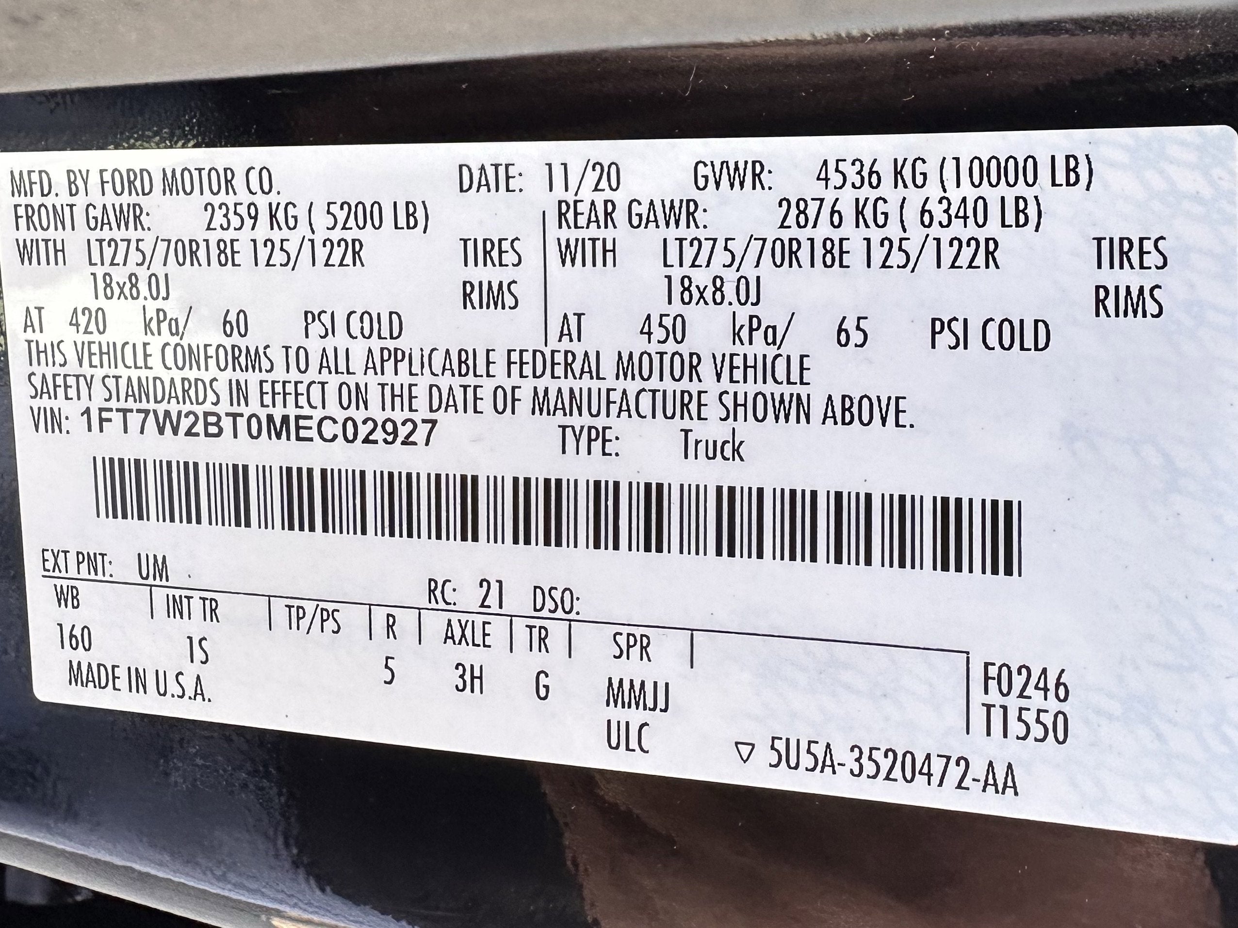 2021 Ford Super Duty F-250 XL