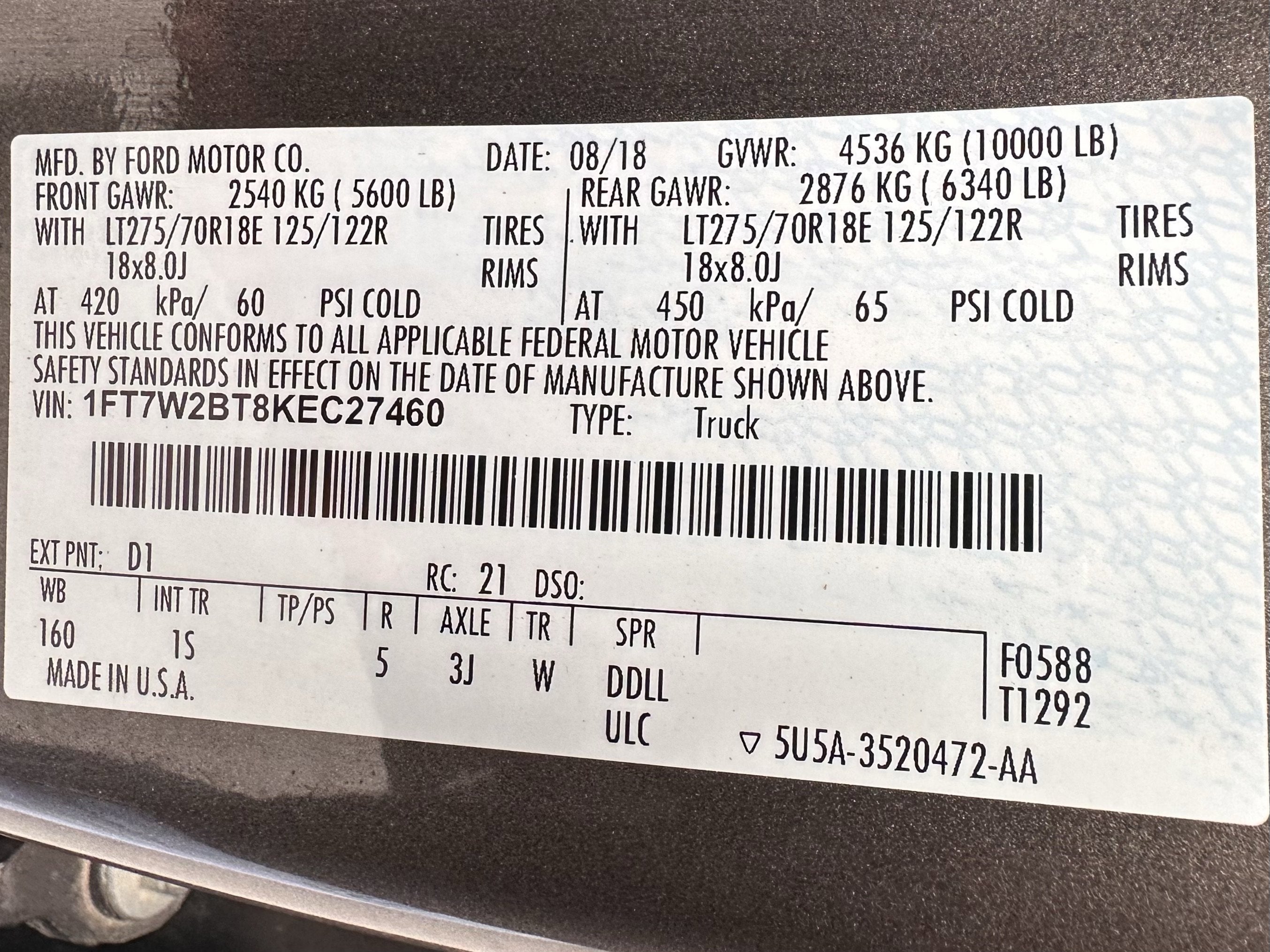 2019 Ford Super Duty F-250 STX