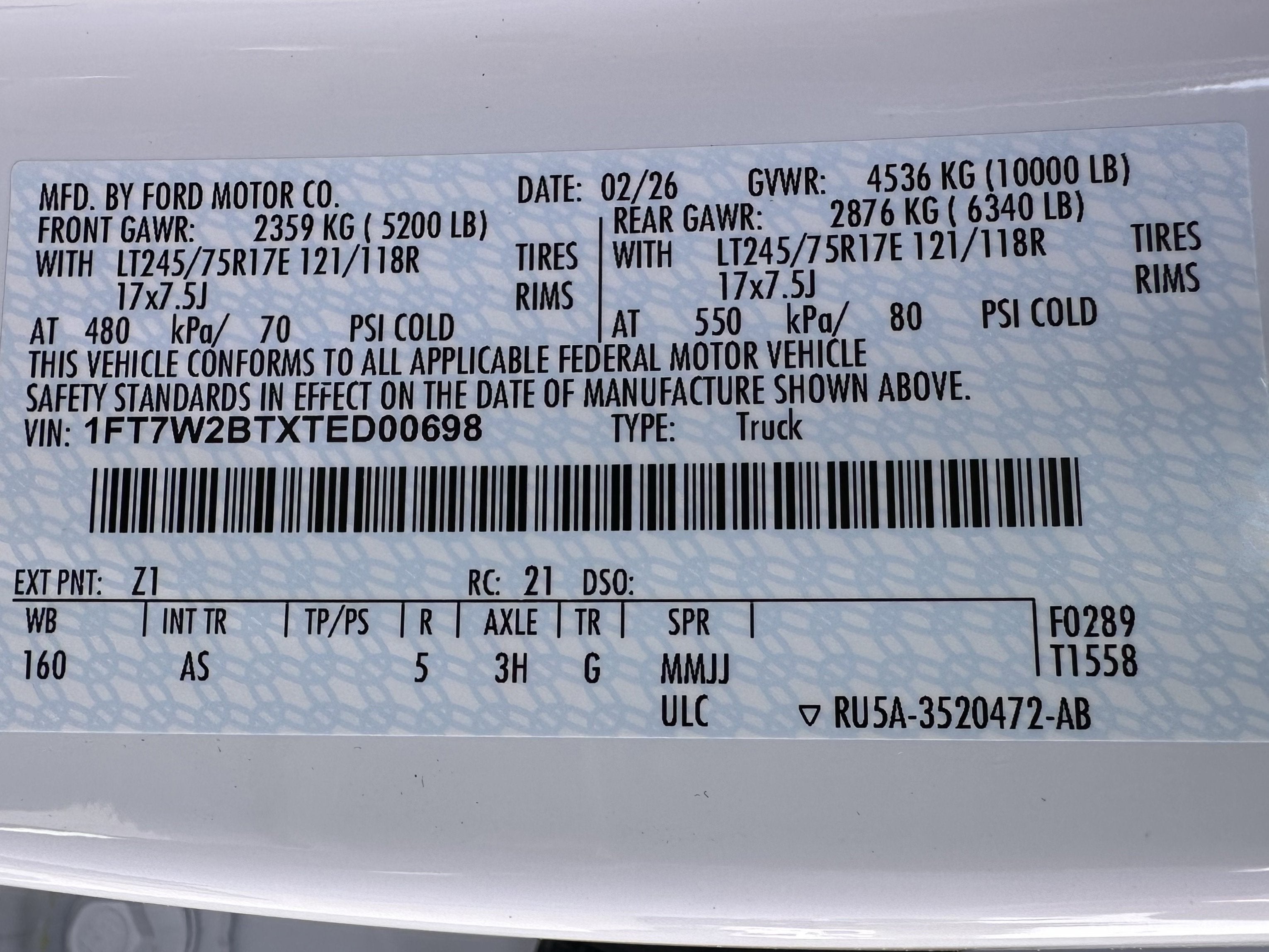 2026 Ford Super Duty F-250 SRW XL